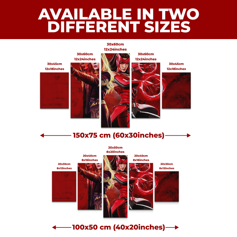 SCARLET WITCH WALL CANVAS