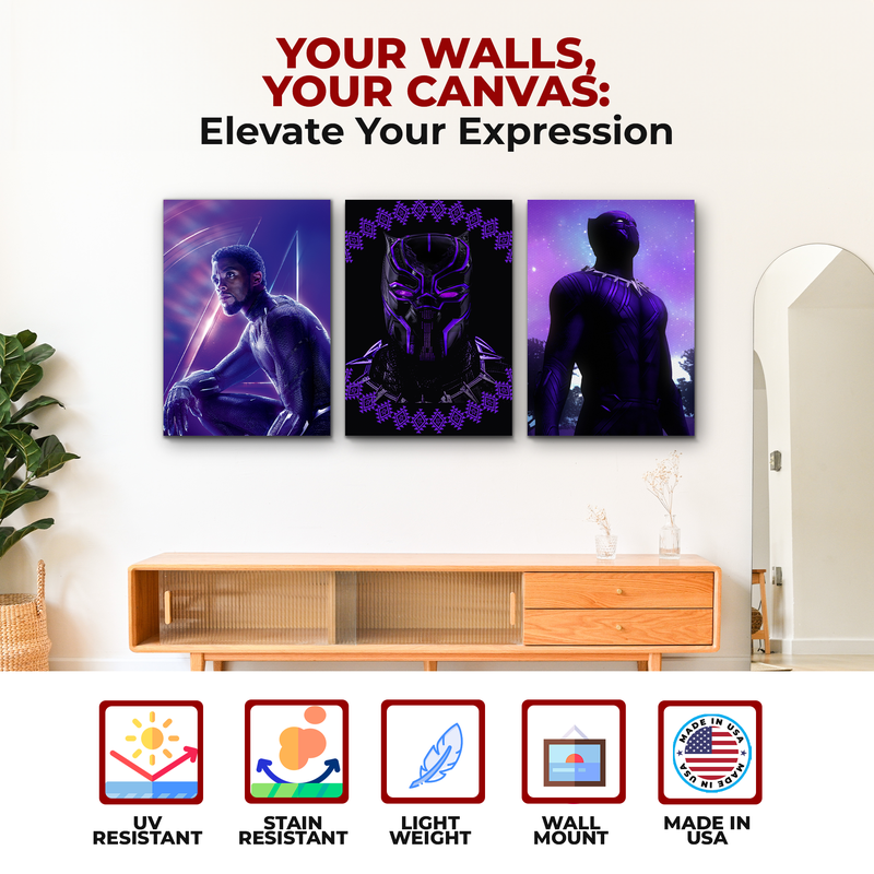 BLACK PANTHER CANVAS DECOR