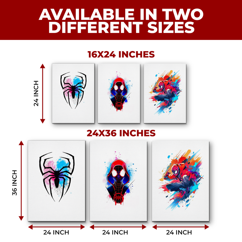 SPIDERMAN WALL ART CANVAS DECOR