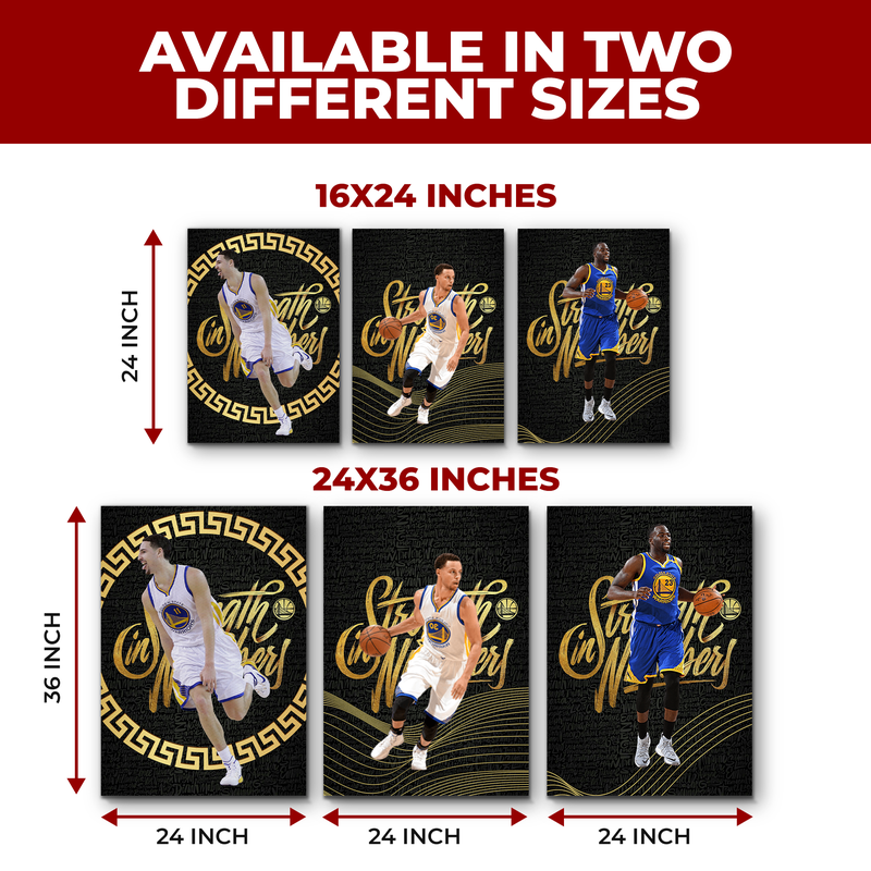 GOLDEN STATE WARRIORS WALL CANVAS