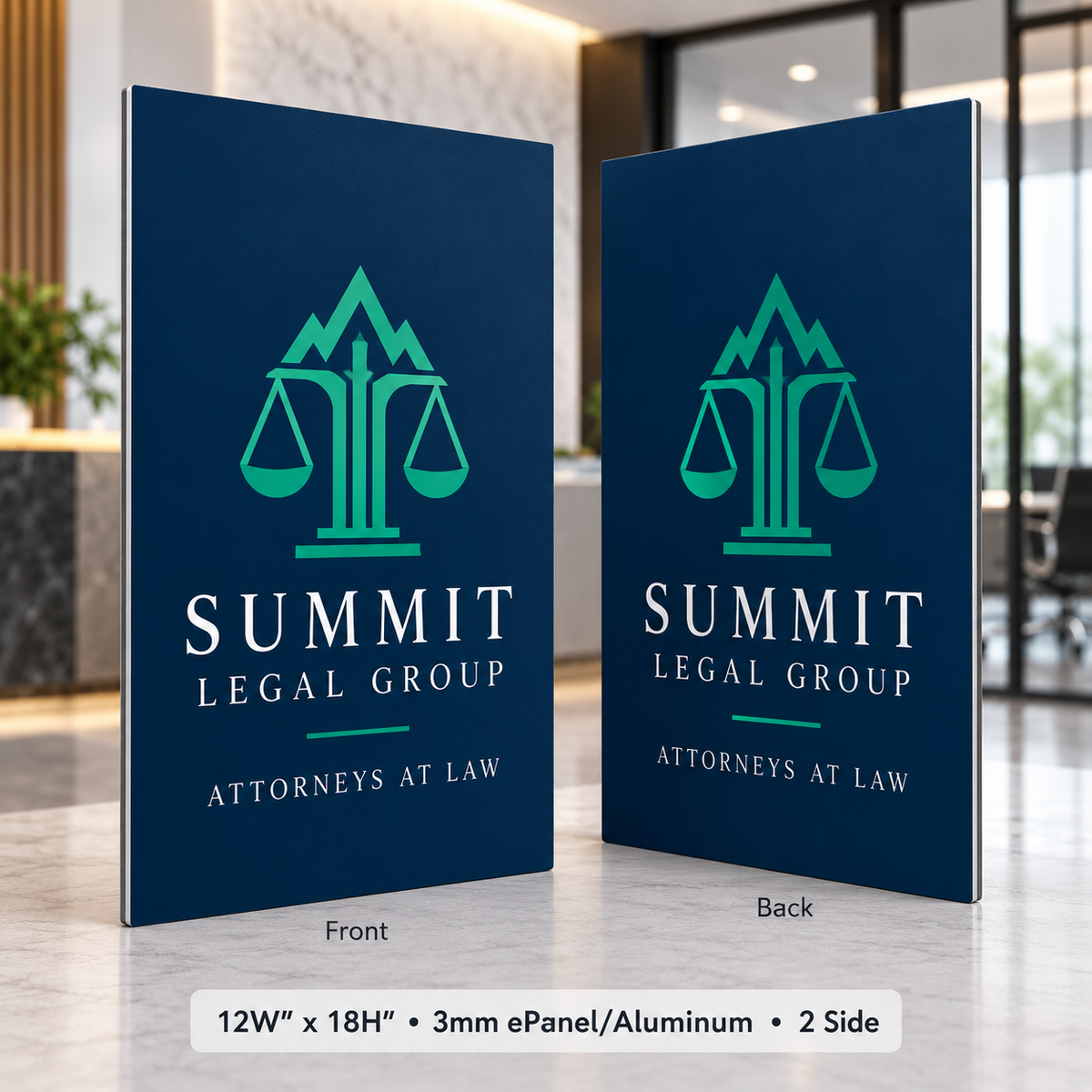 Custom E-Panel Aluminum Composite Signs