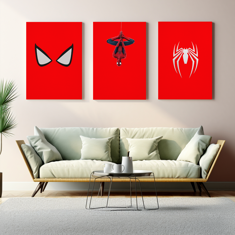 RED SPIDERMAN CANVAS DECOR