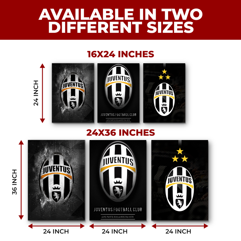 JUVENTUS FC WALL CANVAS