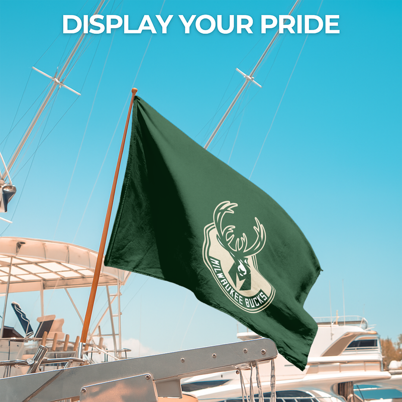 MILWAUKEE BUCKS FLAG