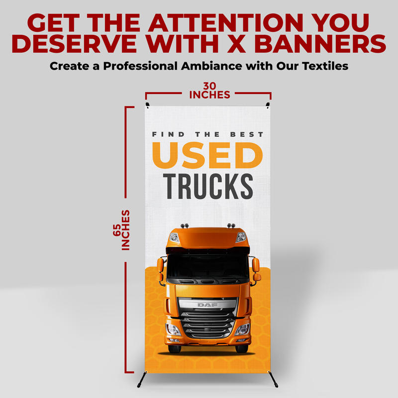 BEST USED TRUCKS X-BANNER