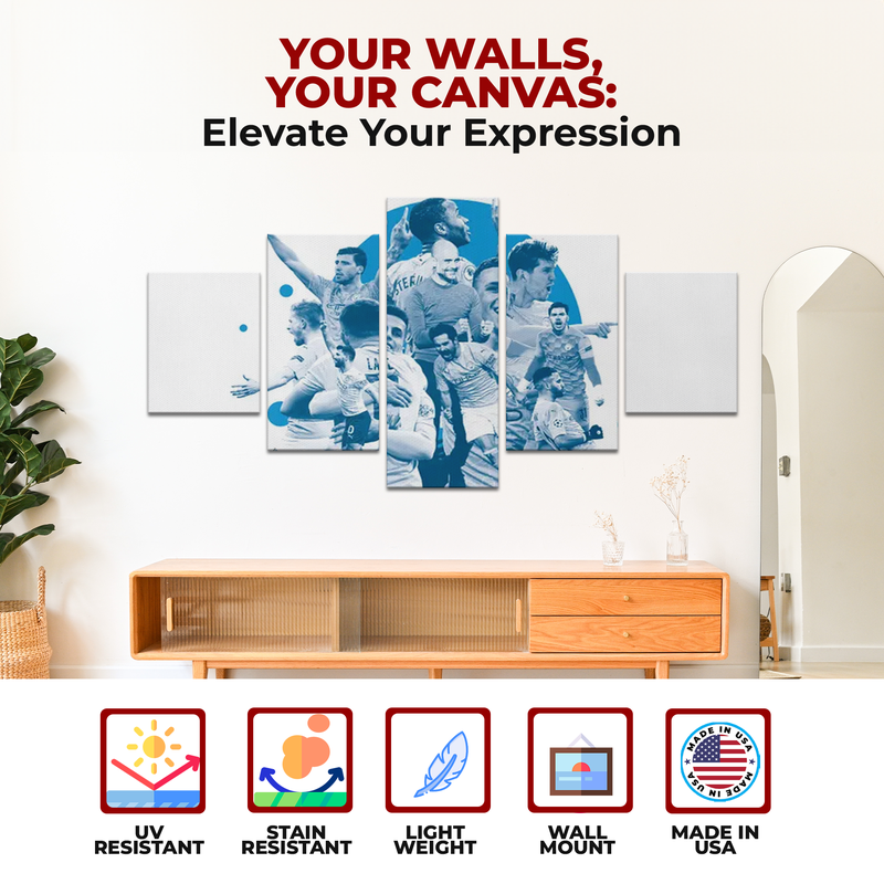 MANCHESTER CITY FC DECOR CANVAS