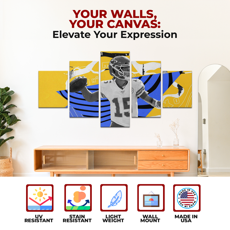 PATRICK MAHOMES DECOR CANVAS