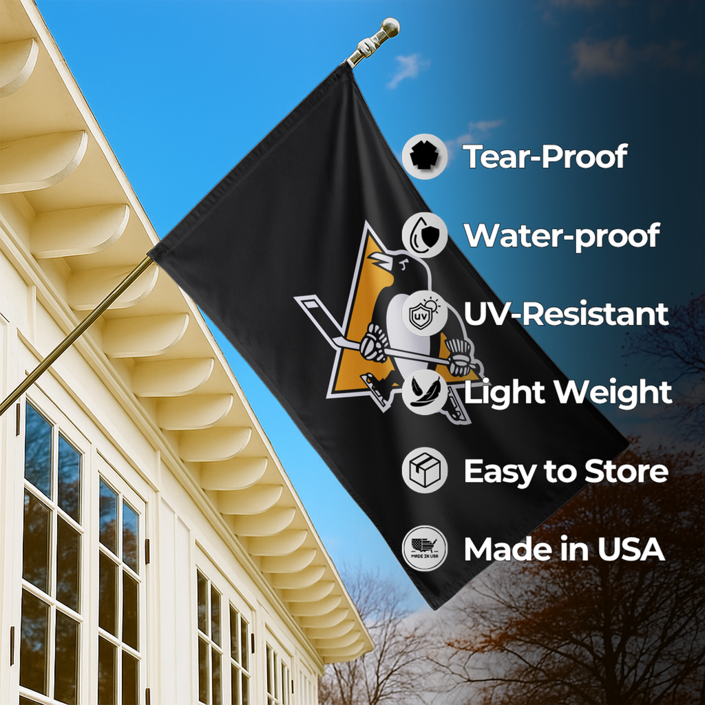 PITTSBURG PENGUINS FLAG