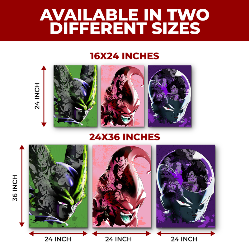 DRAGON BALL Z WALL CANVAS