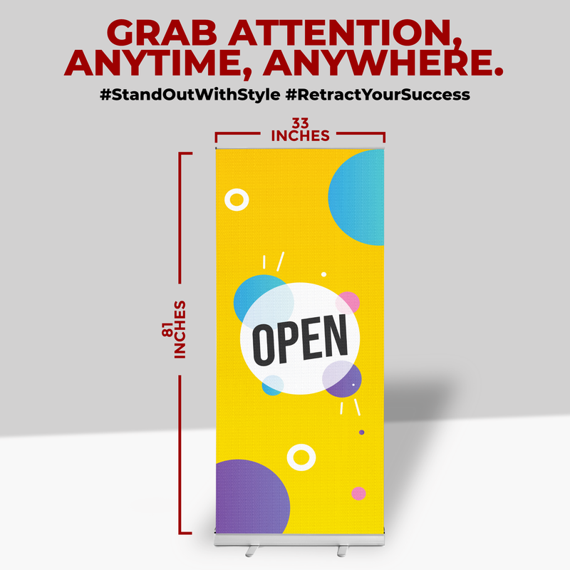 OPEN BANNER RETRACTABLE
