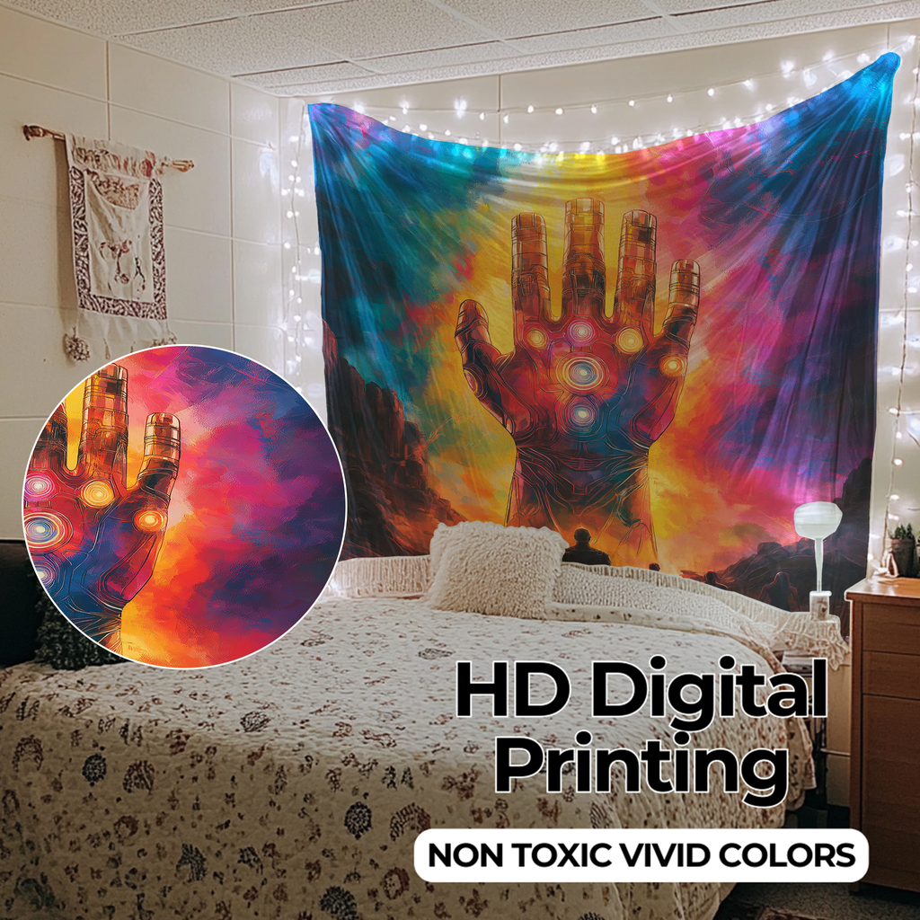 INFINITY GAUNTLET CONQUEROR WALL TAPESTRY