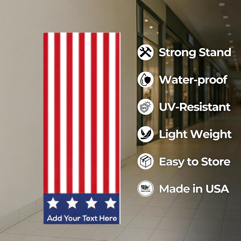 Per Design 250th 4th of July Retractable Banner Design 6