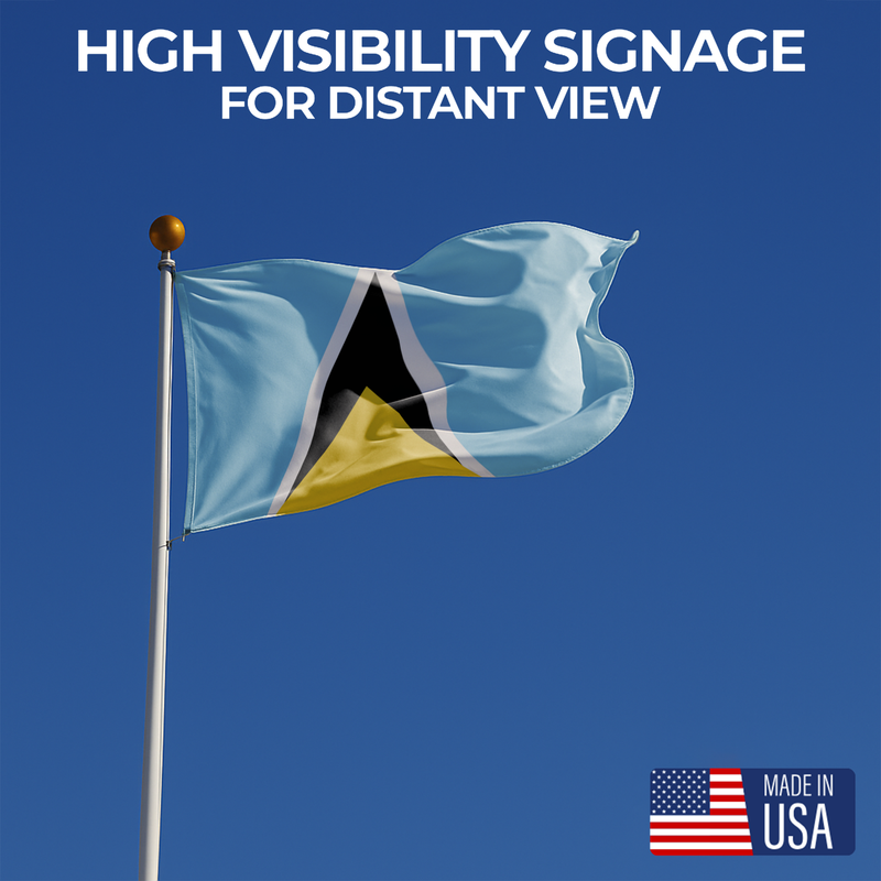 SAINT LUCIA FLAG