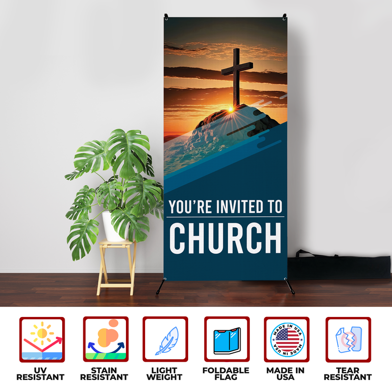 CHURCH INVITATION X-BANNER