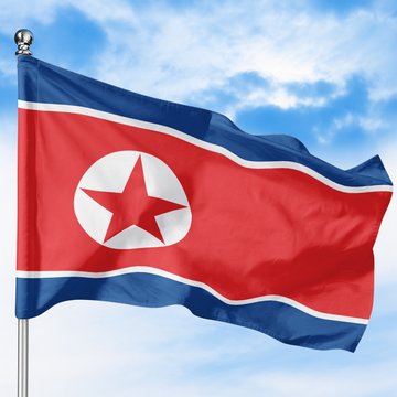 NORTH KOREA FLAG