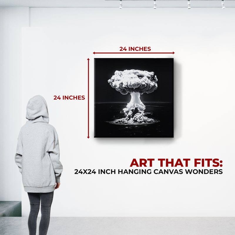 ATOM BOMB CANVAS DECOR