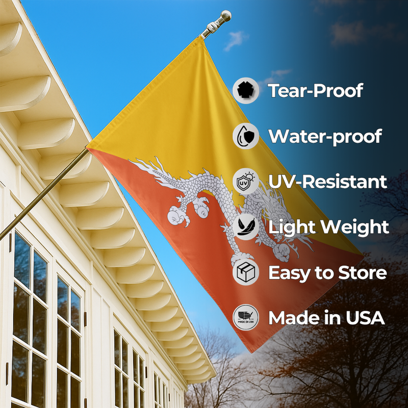 BHUTAN FLAG
