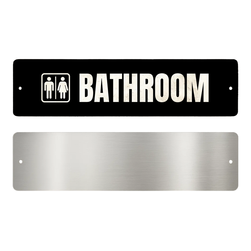 BATHROOM ZONE SIGN