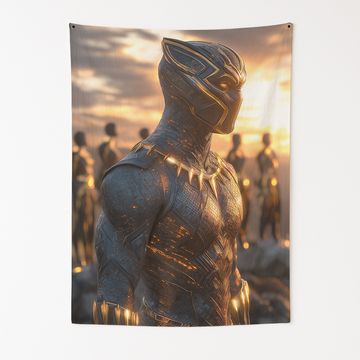 WAKANDA FOREVER: VIBRANIUM RISE WALL TAPESTRY