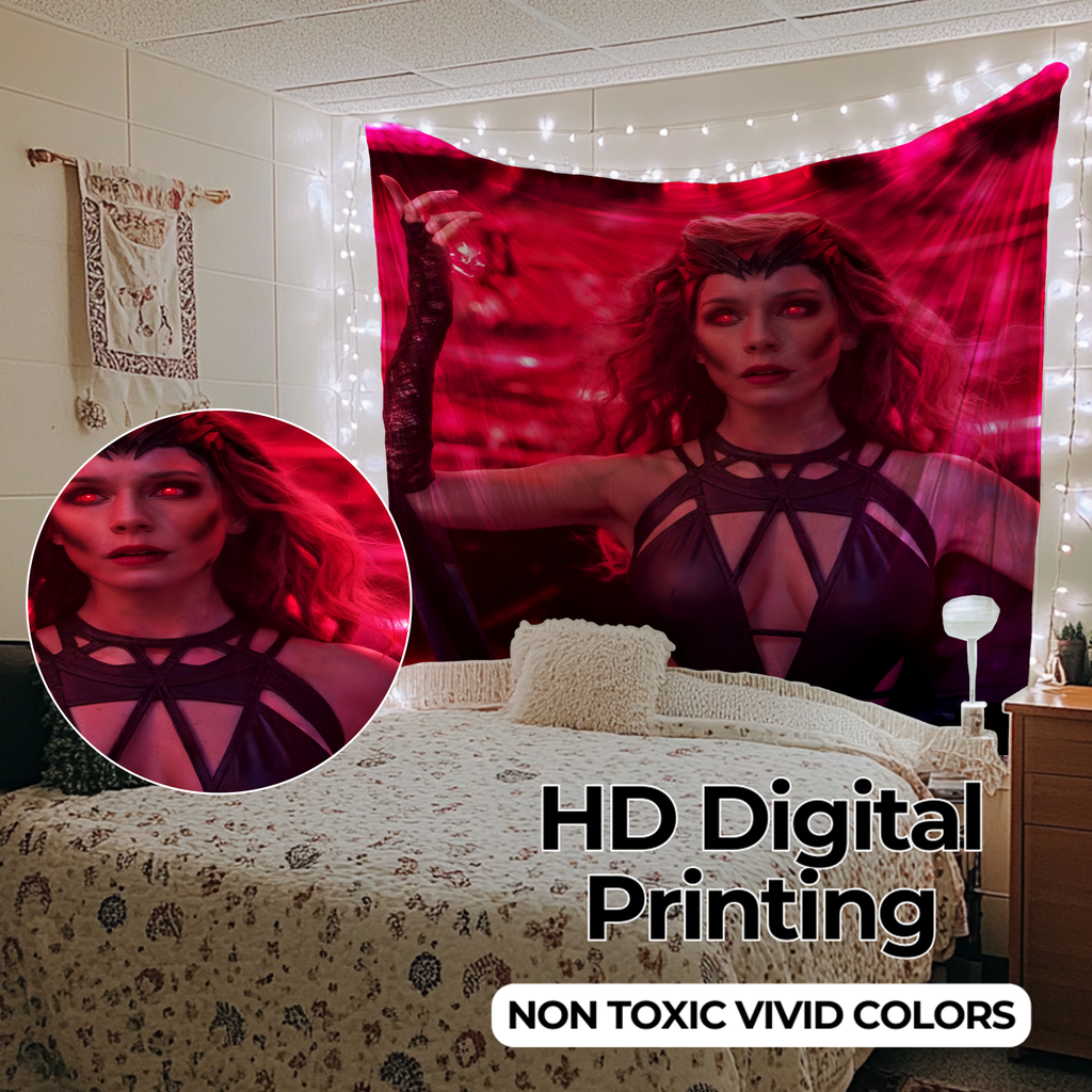 SCARLET WITCH'S CHAOS MAGIC WALL TAPESTRY