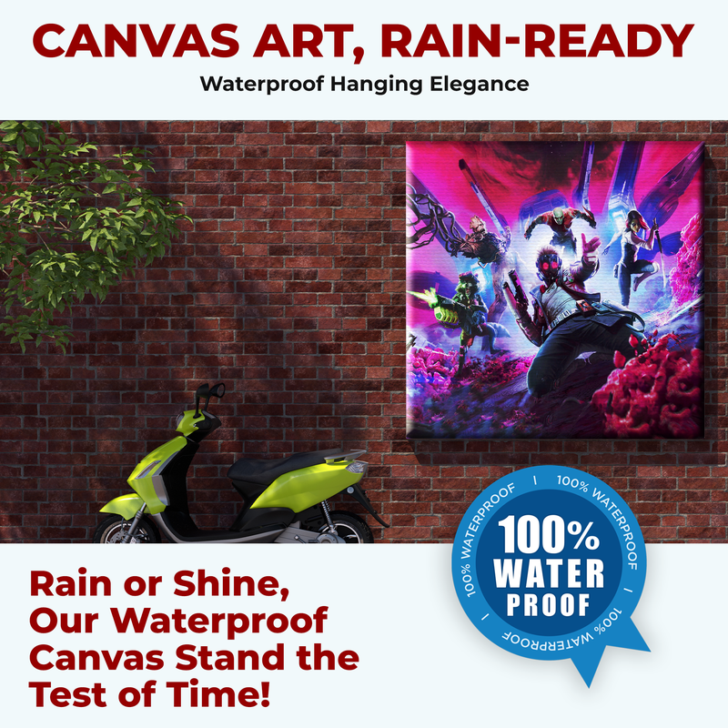 GUARDIANS OF GALAXY WALL CANVAS DECOR