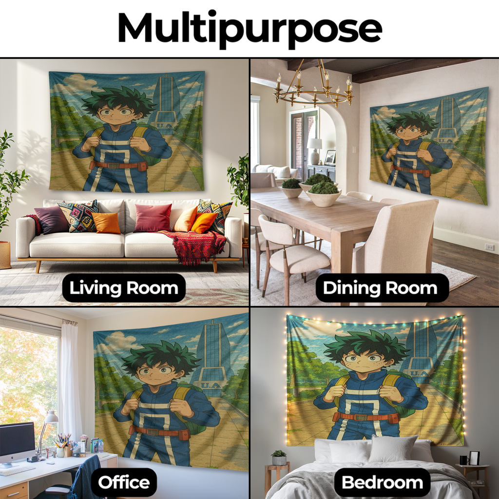 MY HERO ACADEMIA: HERO'S PATH WALL TAPESTRY