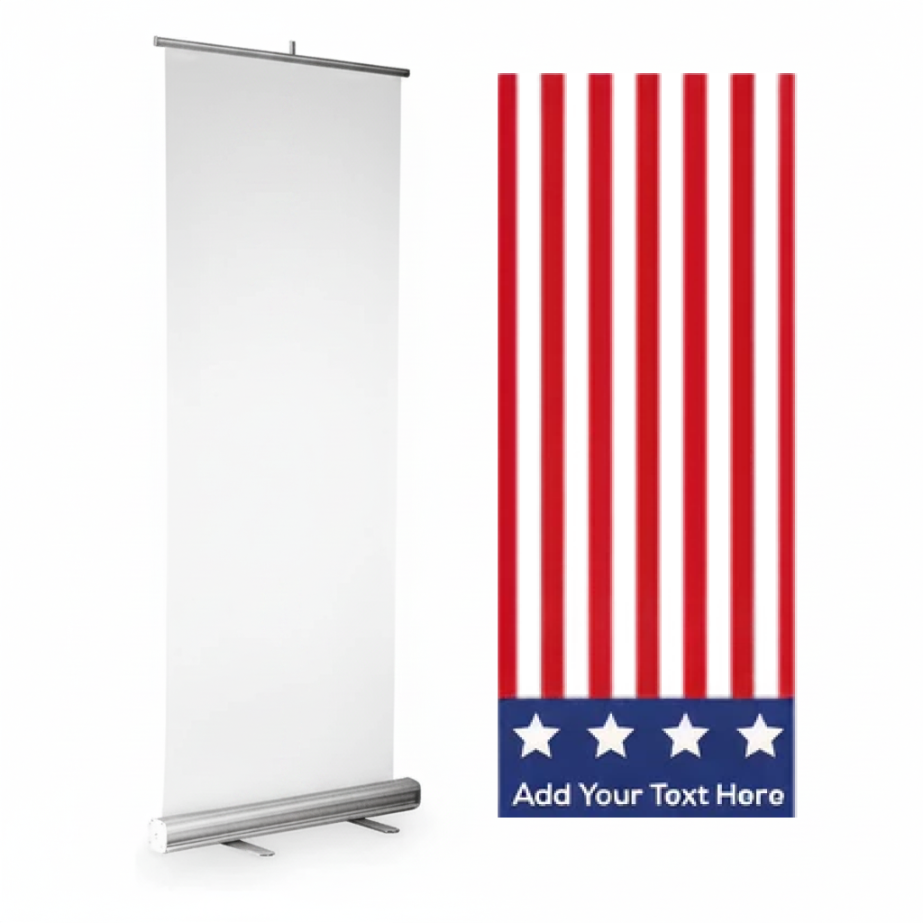 Per Design 250th 4th of July Retractable Banner Design 6