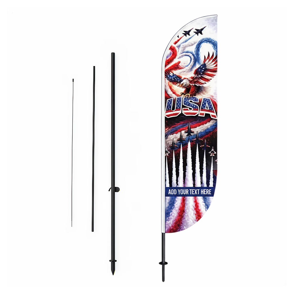 Pre Design 250th 4th of July Feather Flag Design 2