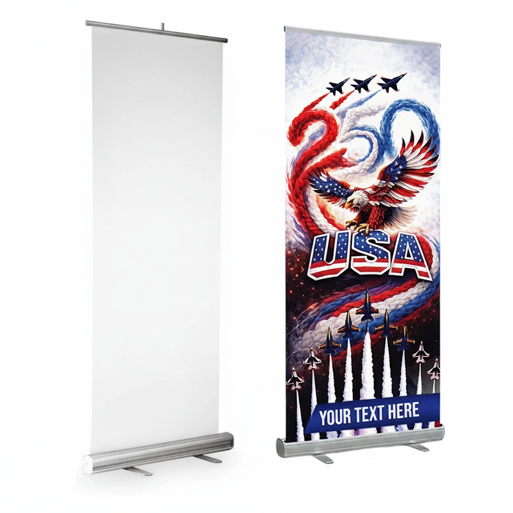 Per Design 250th 4th of July Retractable Banner Design 5