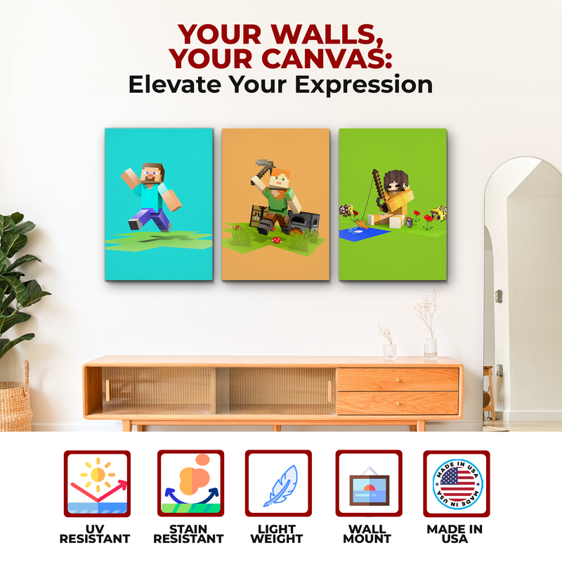 MINECRAFT CANVAS DECOR