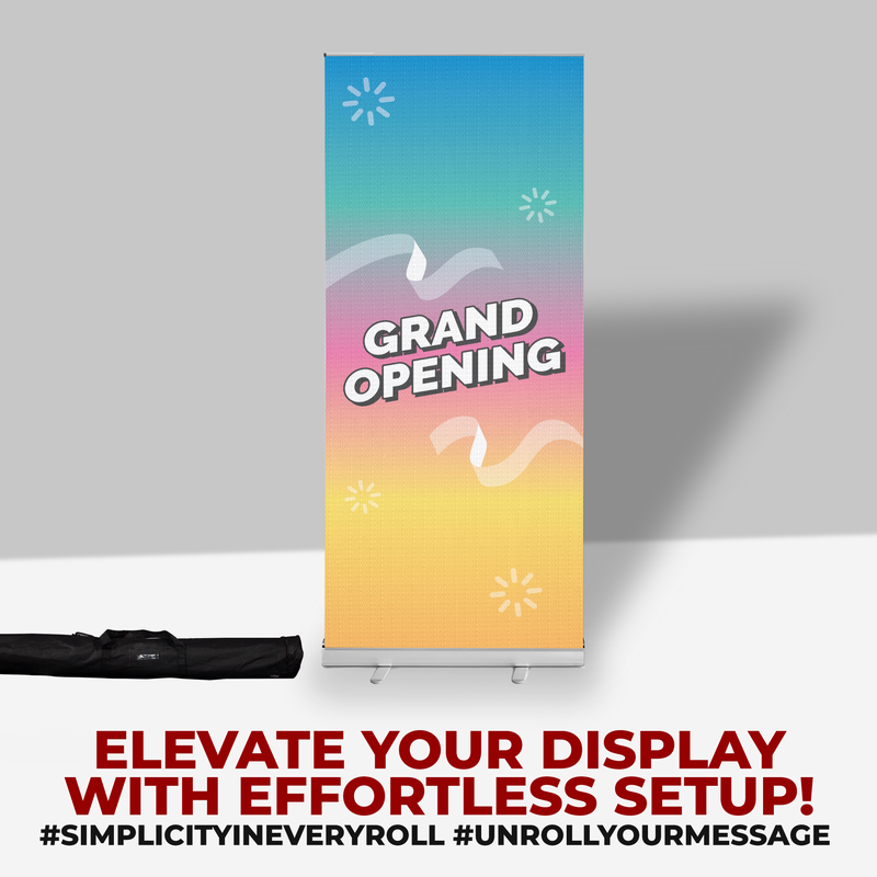 GRAND OPENING BANNER RETRACTABLE
