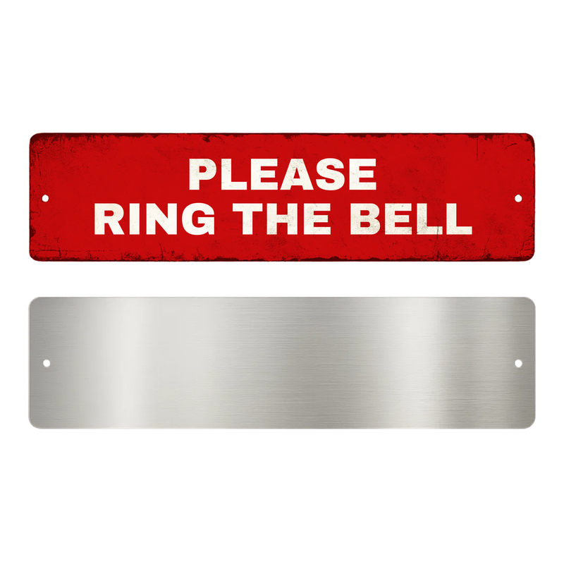 PLEASE RING THE BELL SIGN