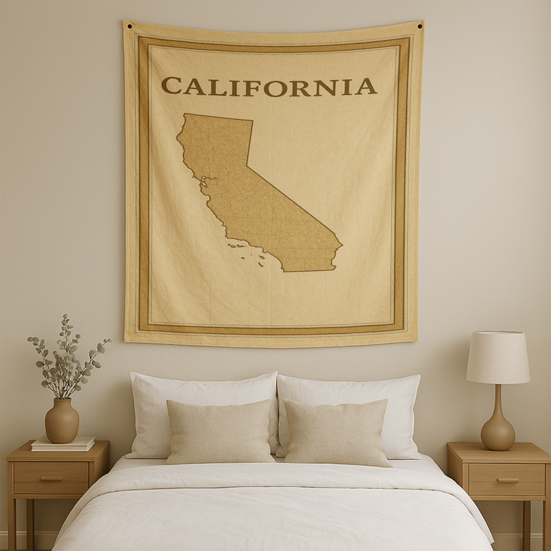 CALIFORNIA WALL TAPESTRY