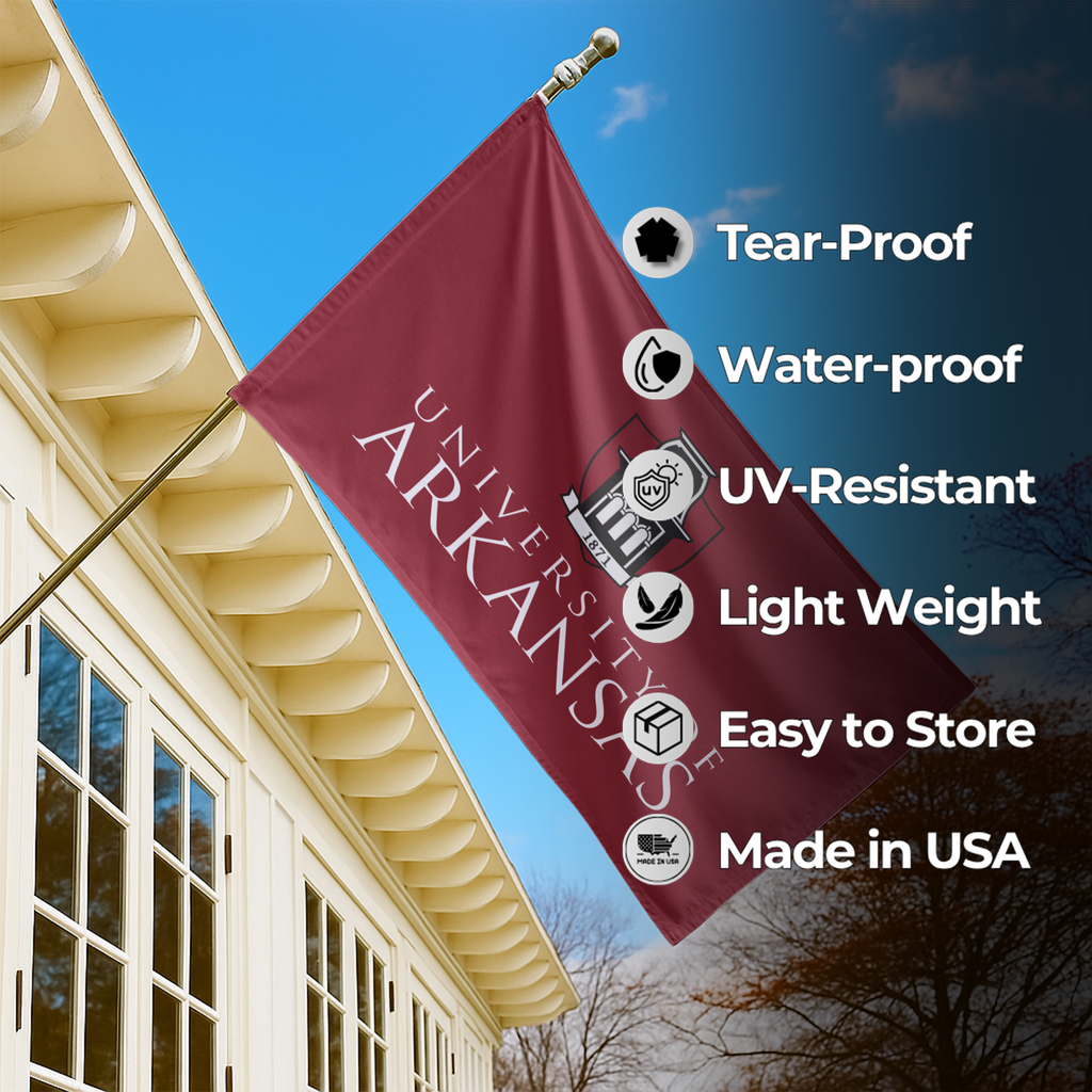 ARKANSAS UNIVERSITY FLAG
