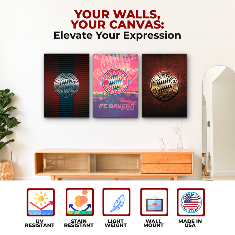 BAYERN MUNCHEN FC WALL CANVAS
