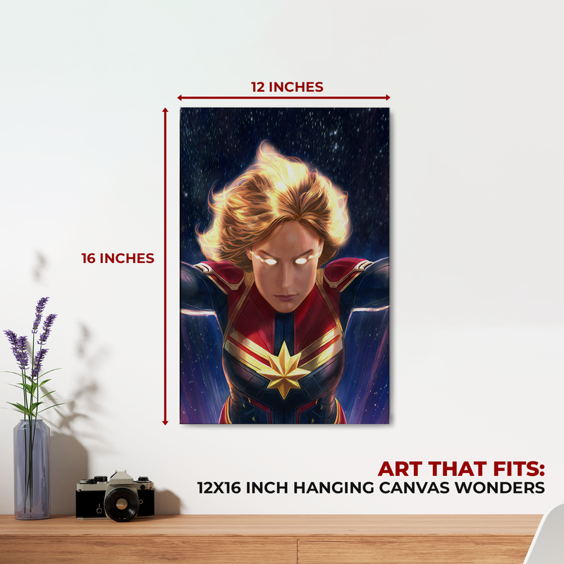 CAPTAIN MARVEL WALL CANVAS DECOR