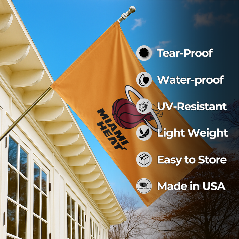 MIAMI HEAT FLAG