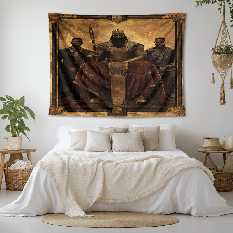 THE POWER OF BLACK KINGS WALL TAPESTRY