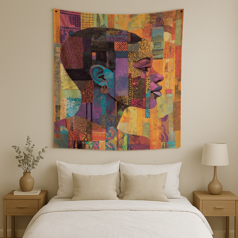 PAN-AFRICAN VIBES WALL TAPESTRY