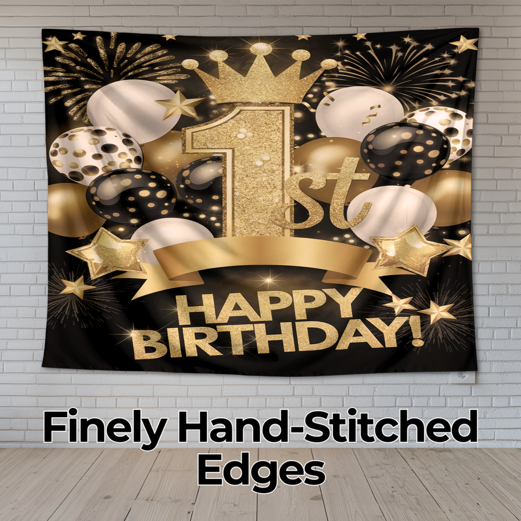 1ST BIRTHDAY WALL TAPESTRY