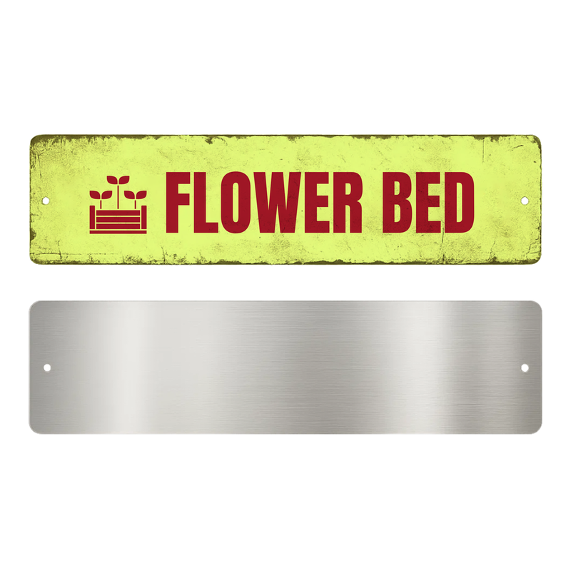 FLOWER BED SIGN