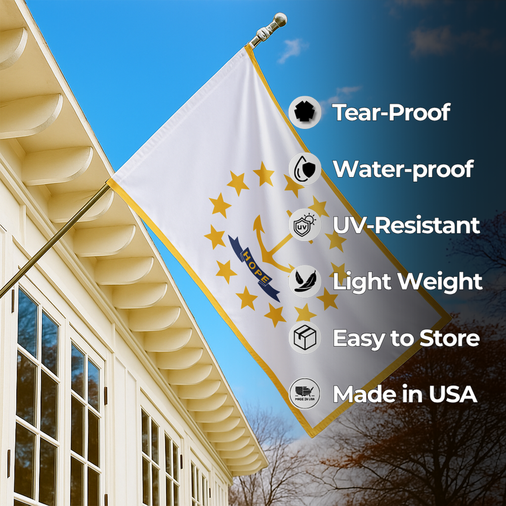 RHODE ISLAND STATE FLAG
