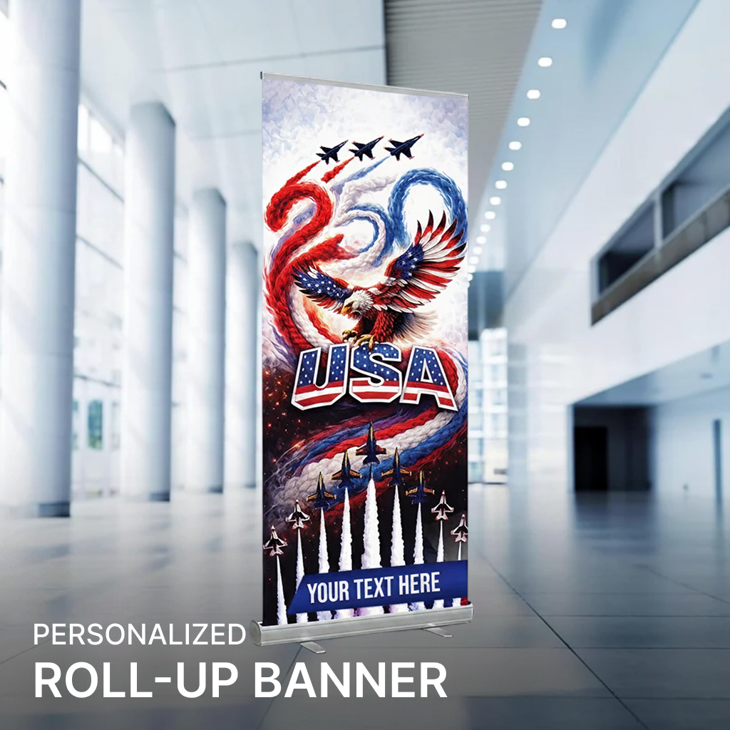 Per Design 250th 4th of July Retractable Banner Design 5