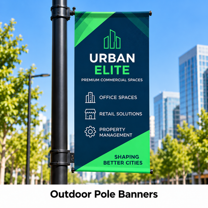 Outdoor Pole Banners