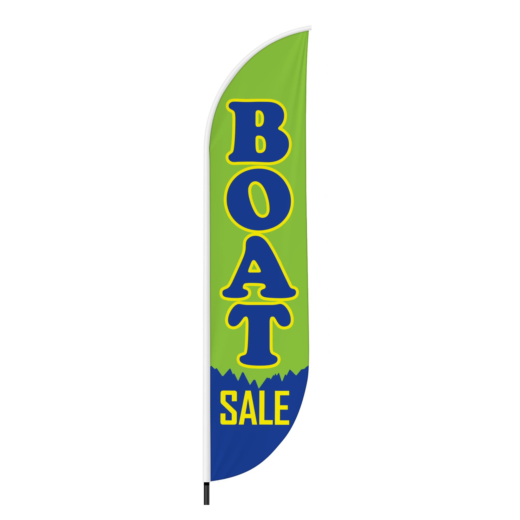 BOAT SALE FEATHER FLAG