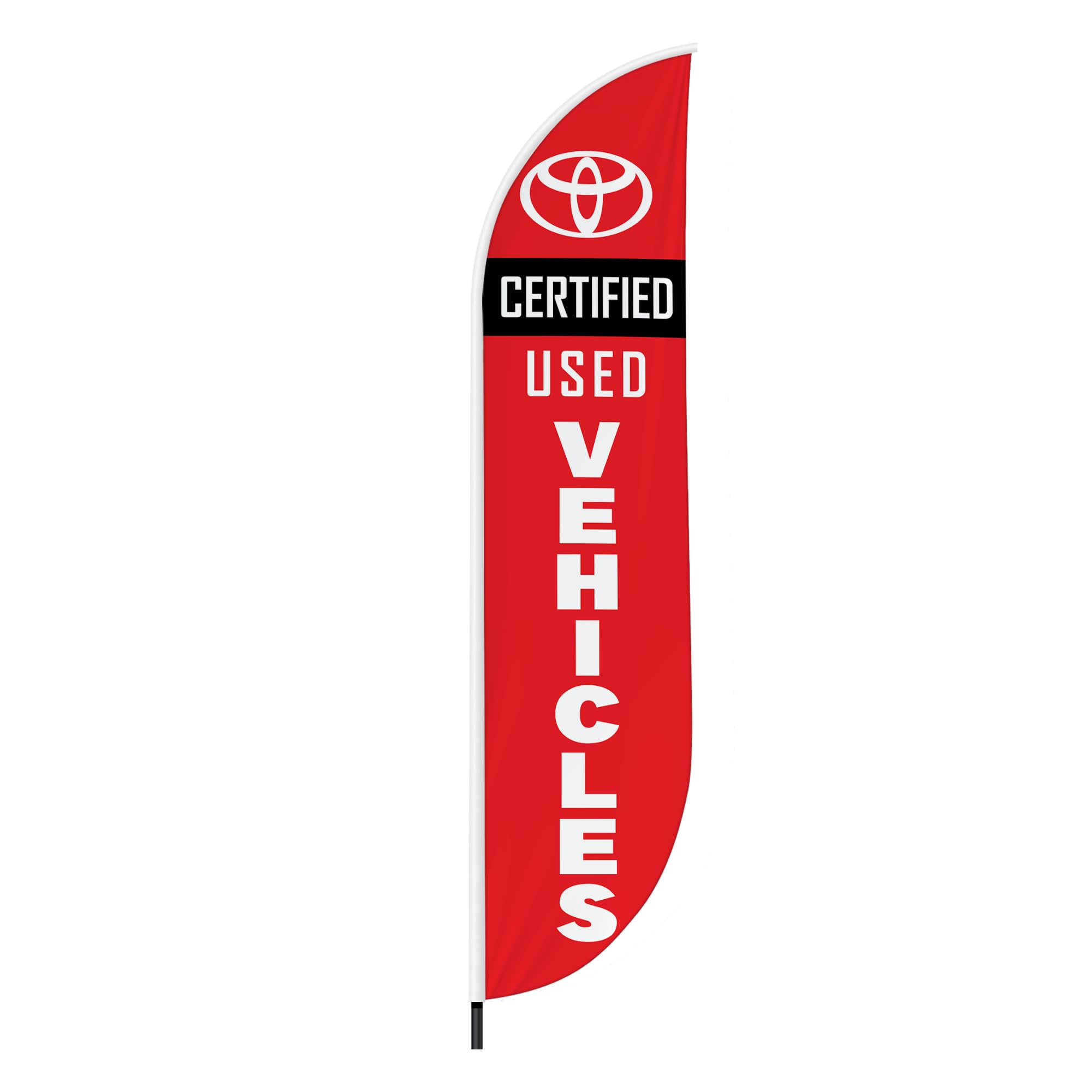 CERTIFIED USED VEHICLES FEATHER FLAG