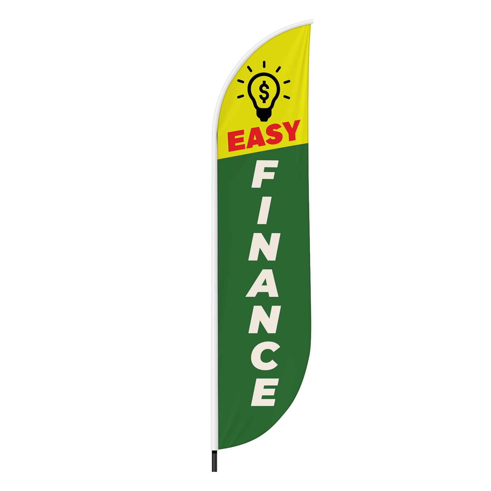EASY FINANCE FEATHER FLAG