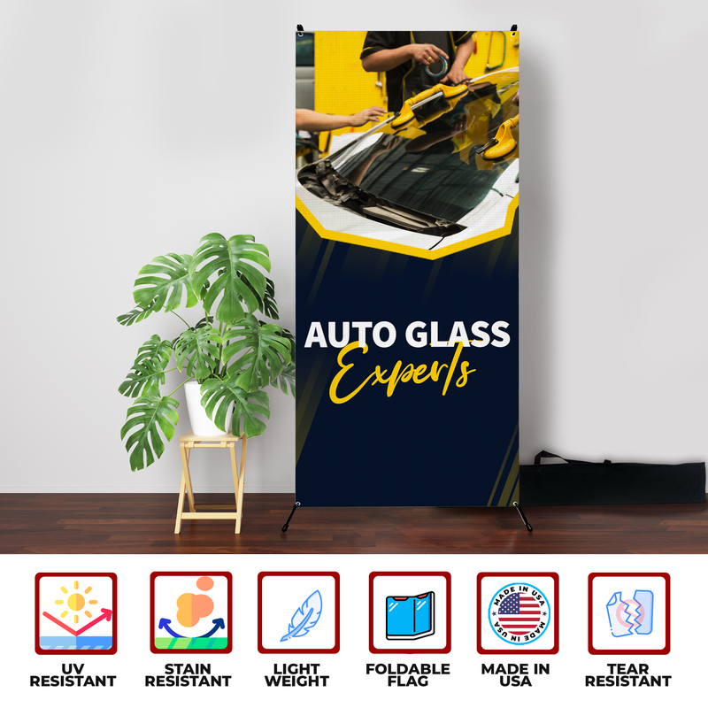 AUTO GLASS EXPERTS X-BANNER