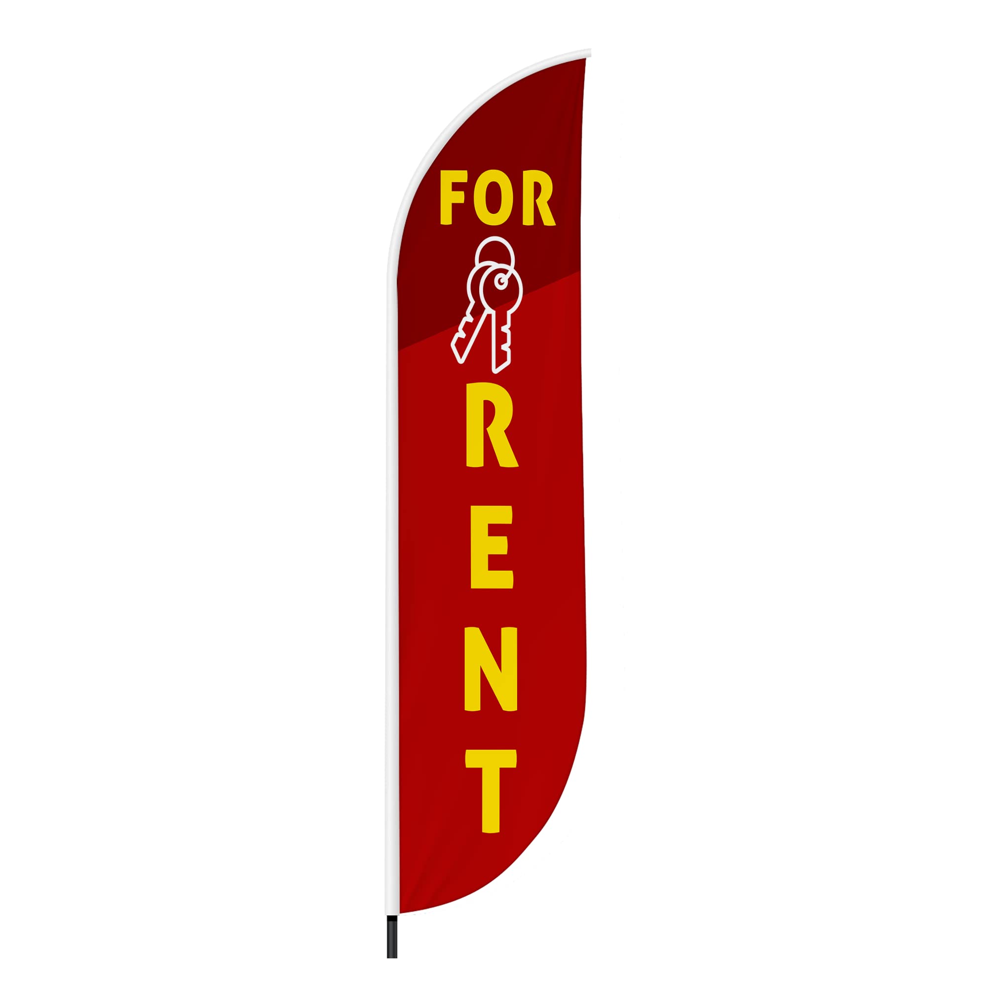 FOR RENT FEATHER FLAG