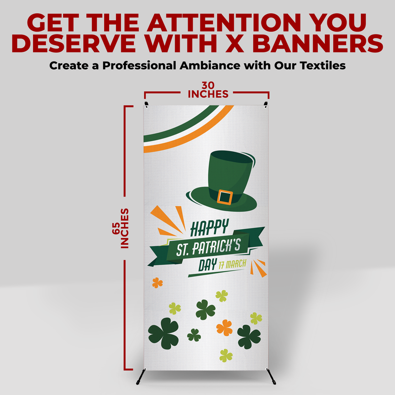 HAPPY ST PATRICK'S DAY X-BANNER